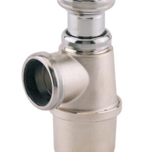 Siphon evier réglable sortie D40 laiton chromé VALENTIN 36720000900