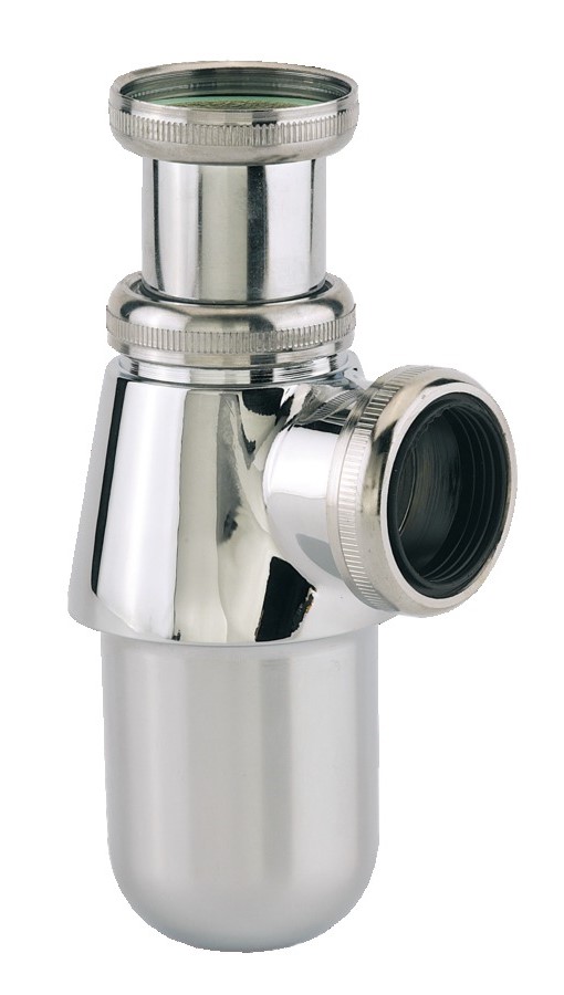 Siphon de lavabo laiton chromé réglable 35 à 90 mm VALENTIN 00 130300 000 00