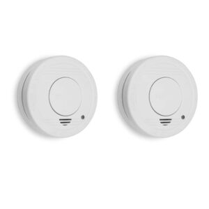 Détecteur de fumée Smartwares RM250/2 - Batterie incluse - Bouton de test - 85 dB