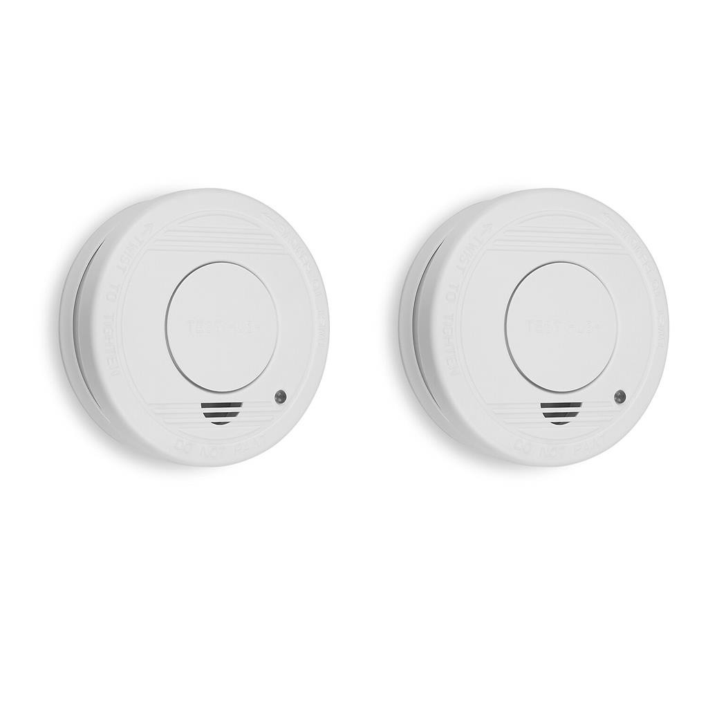 Détecteur de fumée Smartwares RM250/2 - Batterie incluse - Bouton de test - 85 dB