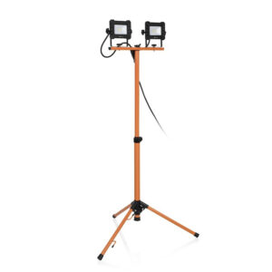 Projecteurs LED sur trépied 2 x 10 W - 2 x 750 lumen