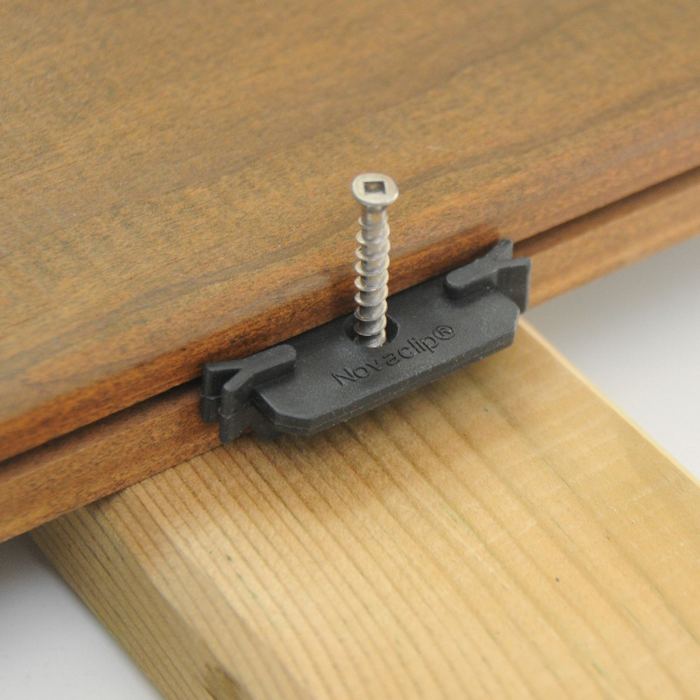 Lot de 100 clips et vis pour planches composite et résineux
