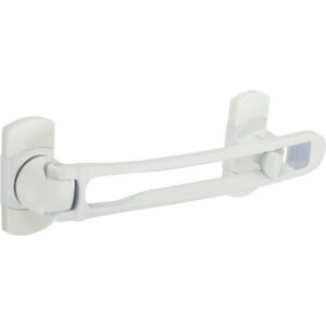 Entrebâilleur de porte zamak, SOCONA Most, blanc