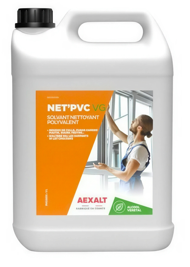 Solvant nettoyant polyvalent NET'PVC VG bidon de 5 L AEXALT PVC451