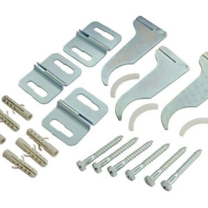 Jeu de 3 fixations pour radiateur aluminium