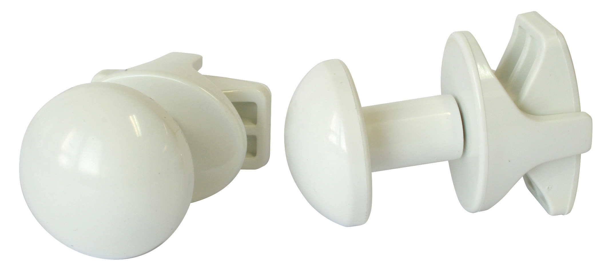 Lot de deux patères "O" pour sèche-serviettes