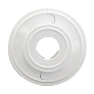 Rosace de finition blanche, diam.16 mm