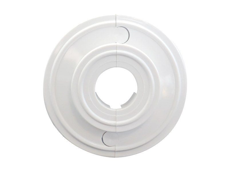 Rosace de finition blanche, diam.16 mm