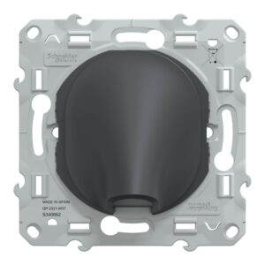 Sortie de câble à assembler Ovalis, SCHNEIDER ELECTRIC, anthracite