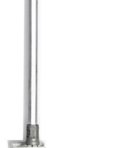 Sortie de caisson 30° pliable à tige d'entrainement hexagonale en acier + platine nylon 30 x 30 mm blanc CHERUBINI 80717032V1316