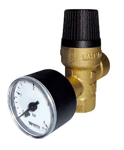 Soupape chauffage avec manomètre MSM/E-30 double femelle 1/2 WATTS L02101334