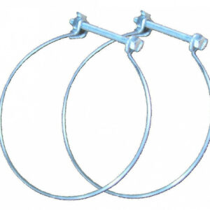Lot de 2 colliers de fixation acier EQUATION, Diam. 150/150 mm Cf150