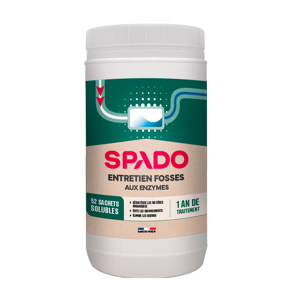Entretien biologique wc et canalisation, SPADO, 1 an