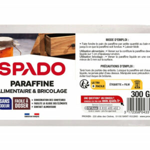 Pain paraffine solide universel ST WANDRILLE 300G