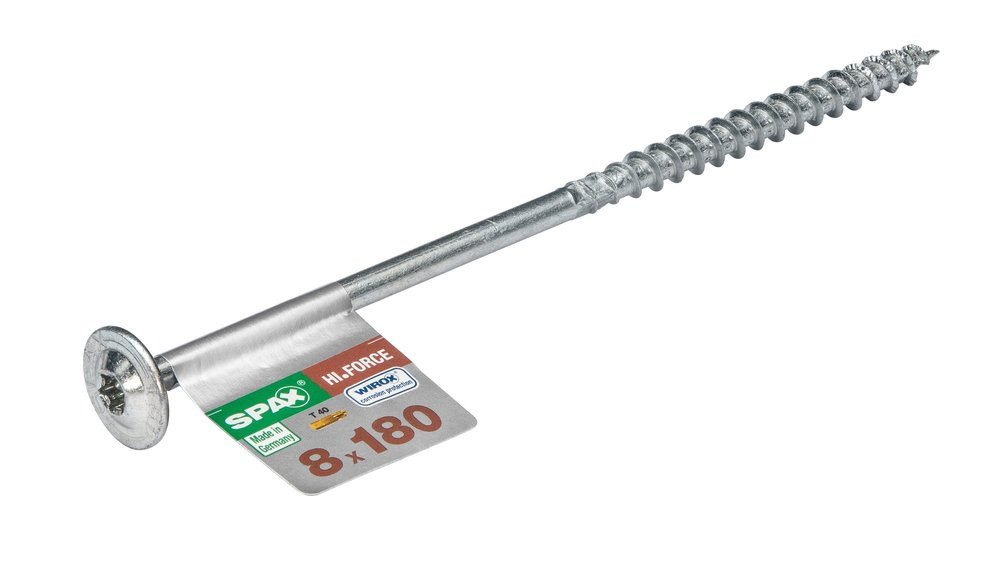 Vis Acier Torx Spax, Diam.8 Mm X L.180 Mm