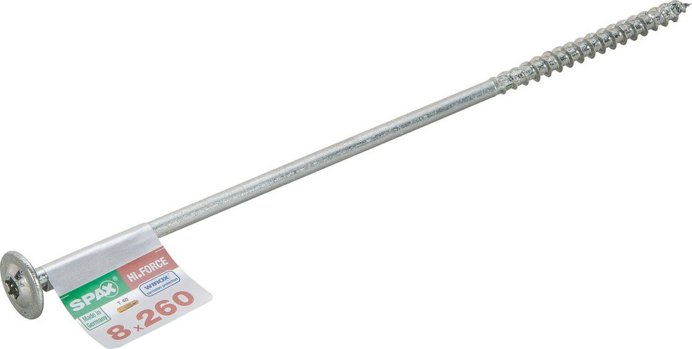 Vis Acier Torx Spax, Diam.8 Mm X L.260 Mm