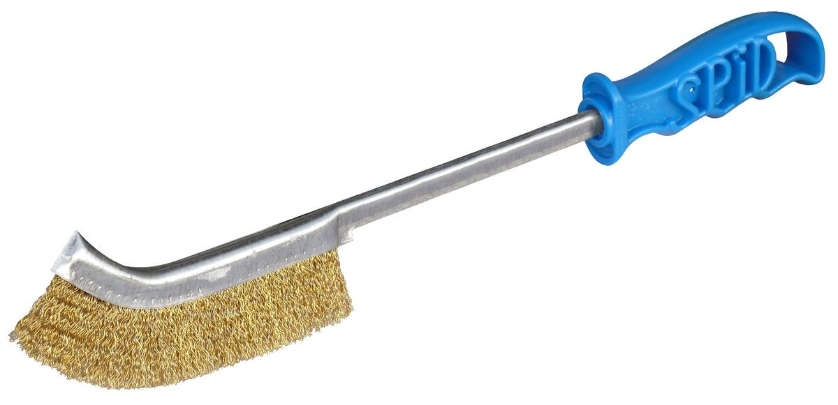 Brosse longue 370 mm fils acier laitonné