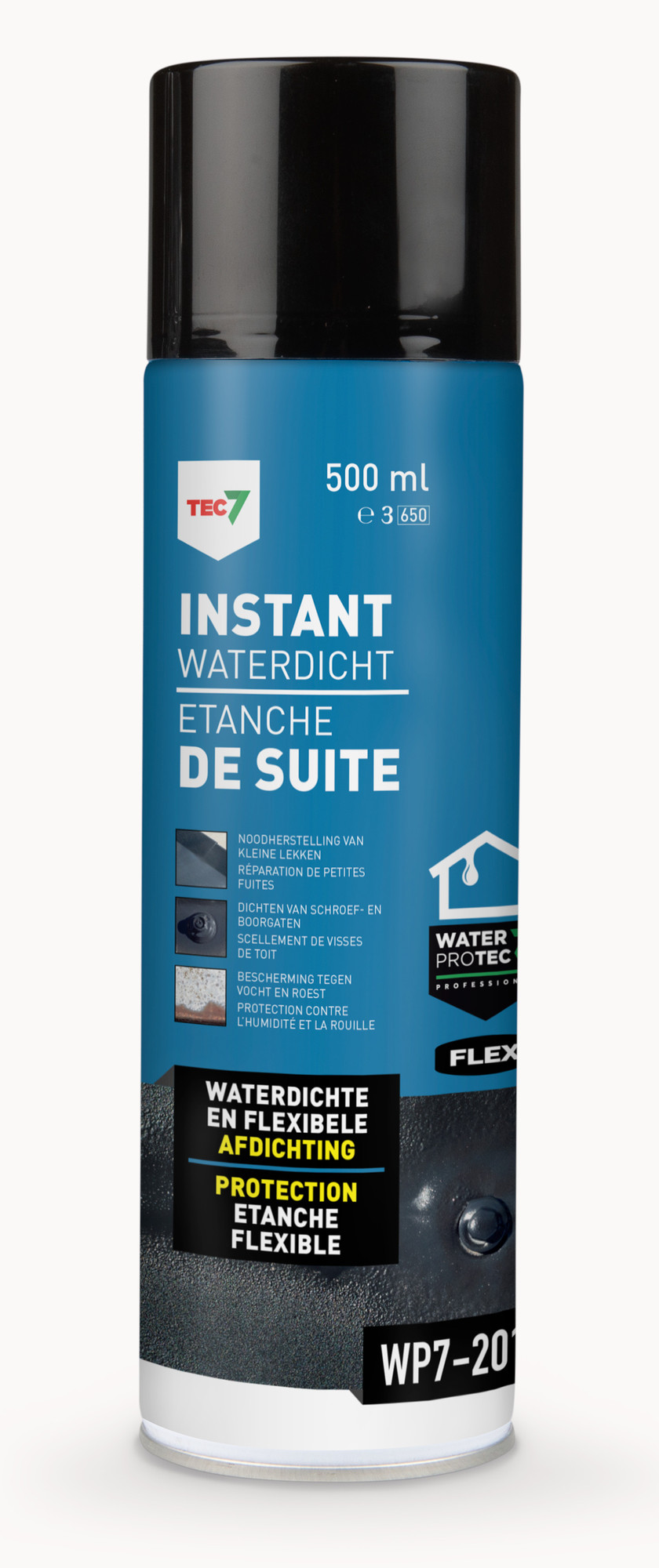 Spray d'étanchéité WP7-201 étanche de suite 500 ml TEC7 602040000