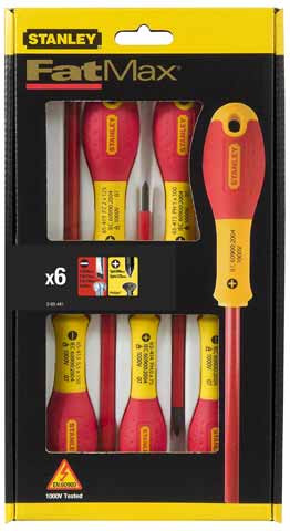 Jeu 6 tournevis fatmax + testeur
