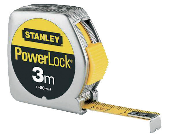 Mesure Powerlock métal 3mx12,7mm