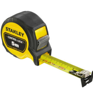 Metre ruban acier et caoutchouc Control-Lock STANLEY 5 m