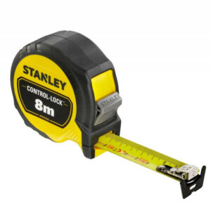 Metre ruban acier et caoutchouc Control-Lock STANLEY 8 m