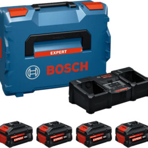 Starter 18V 2 batteries EXBA 18V-55 8 Ah + 2 batteries EXBA 18V-80 5,5 Ah + 1 chargeur EXAL 18V2-320 + L-BOXX BOSCH EXPERT 1600A0373Y