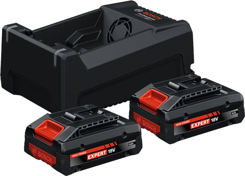 Starter set 2 batteries EXBA 18V-40 4 Ah + chargeur GAL 12V/18V-80 BOSCH EXPERT 1600A0373J