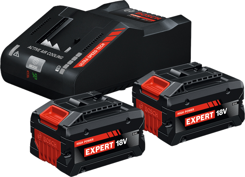Starter set 2 batteries EXBA 18V-80 + 1 chargeur EXAL 18V-160 BOSCH EXPERT 1600A0373T