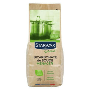 Bicarbonate de soude menager starwax soluvert ecodetergent 1kg
