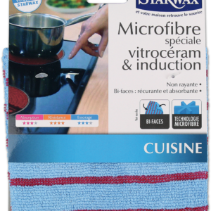Microfibre microfibre STARWAX Spéciale vitrocéramique et induction