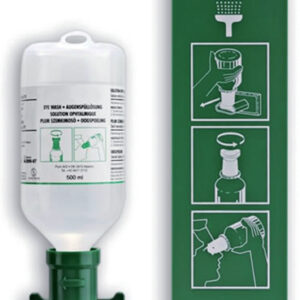 Station murale lave-œil flacon 500 ml ESCULAPE 8205200