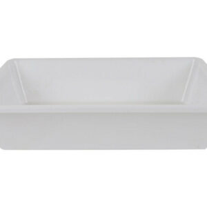 Bac alimentaire 10L polypropylène blanc 40x30xh10 cm