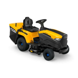Tondeuse autoportée à batterie - Estate 584e - 1 batterie ePower 40Ah jusqu'à 5 500 m² en 1 charge - connectée - noire et jaune