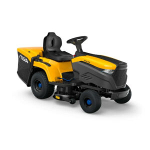 Tondeuse autoportée à batterie - Estate 798e - 1 batterie ePower 40Ah jusqu'à 10 500 m² en 1 charge - connectée - noire et jaune