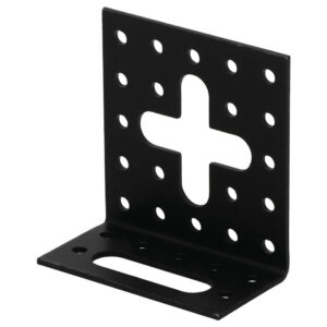 Equerre acier zingué ajustable noire Magnodur 30x60x60, SUKI