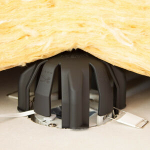 Lot de 3 cloches de protection pour spot à encastrer fixe noir