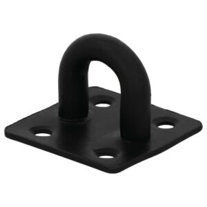 Oeil sur platine acier zingue noir Magnodur 38x38x30, SUKI