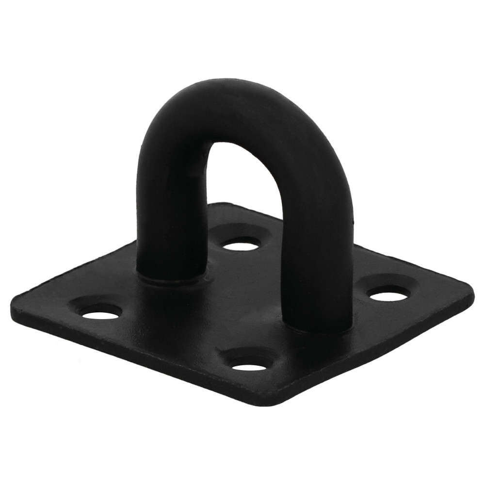 Oeil sur platine acier zingue noir Magnodur 38x38x30, SUKI