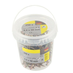 Seau 250 vis TF TX 4.5x50 mm + embout T20