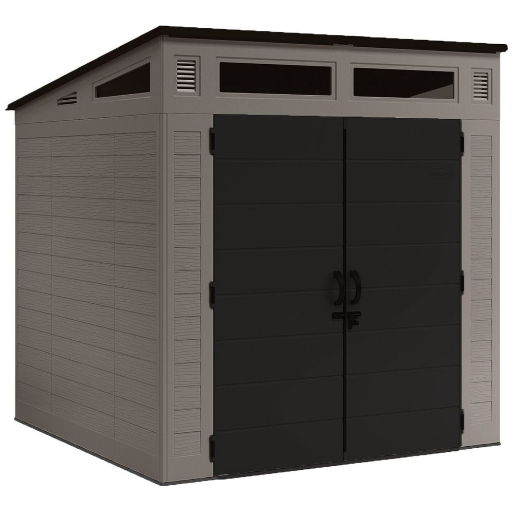 Abri de jardin polyéthylène 25mm Modern 4,88m² avec plancher