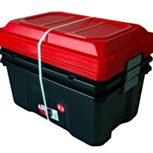 Lot De 3 Locker Diy 40L Noir Rouge
