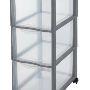 Tour de rangement Orgamix plastique , l.26 x P.36.5 x H.63.5 cm