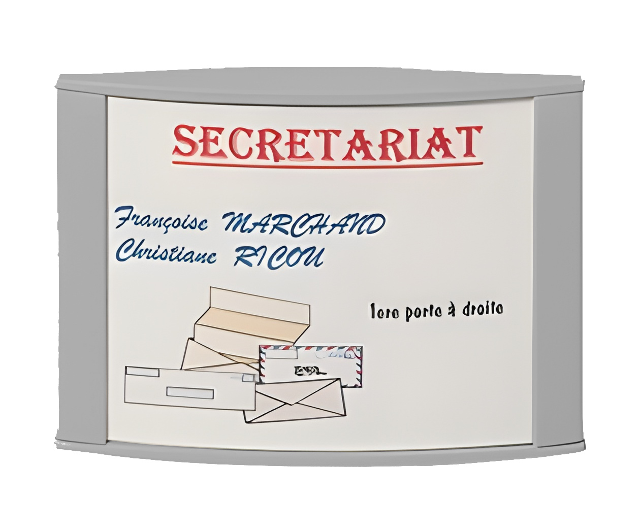 Support de signalétique Pilot argent 105 x 80 mm VACHETTE 046550