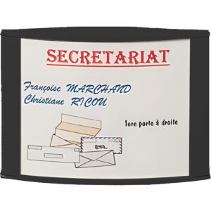 Support de signalétique Pilot noir 105 x 80 mm VACHETTE 046552