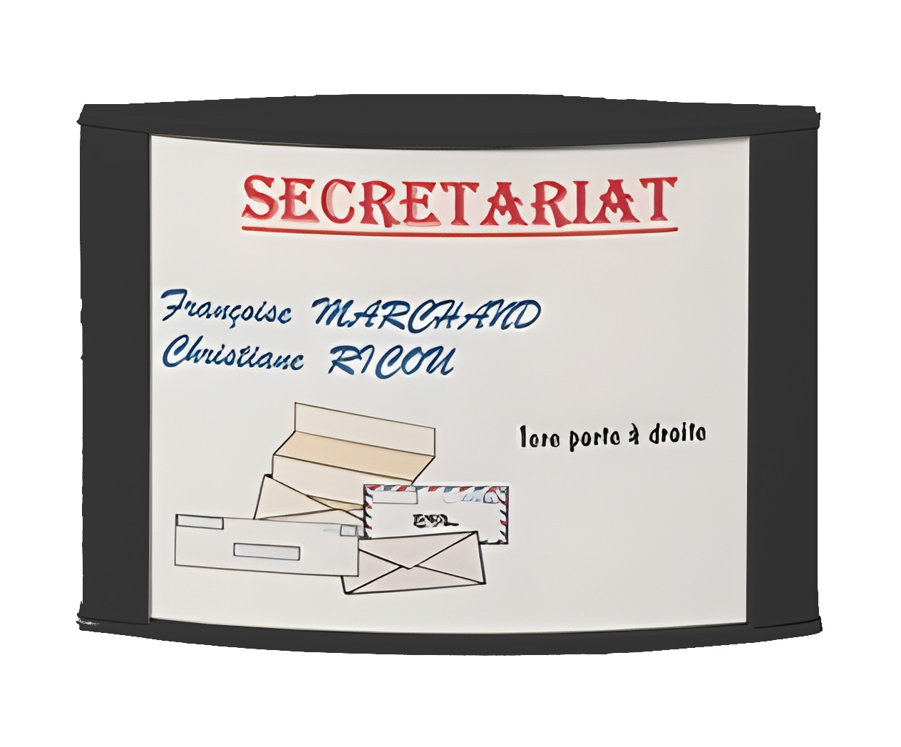 Support de signalétique Pilot noir 105 x 80 mm VACHETTE 046552