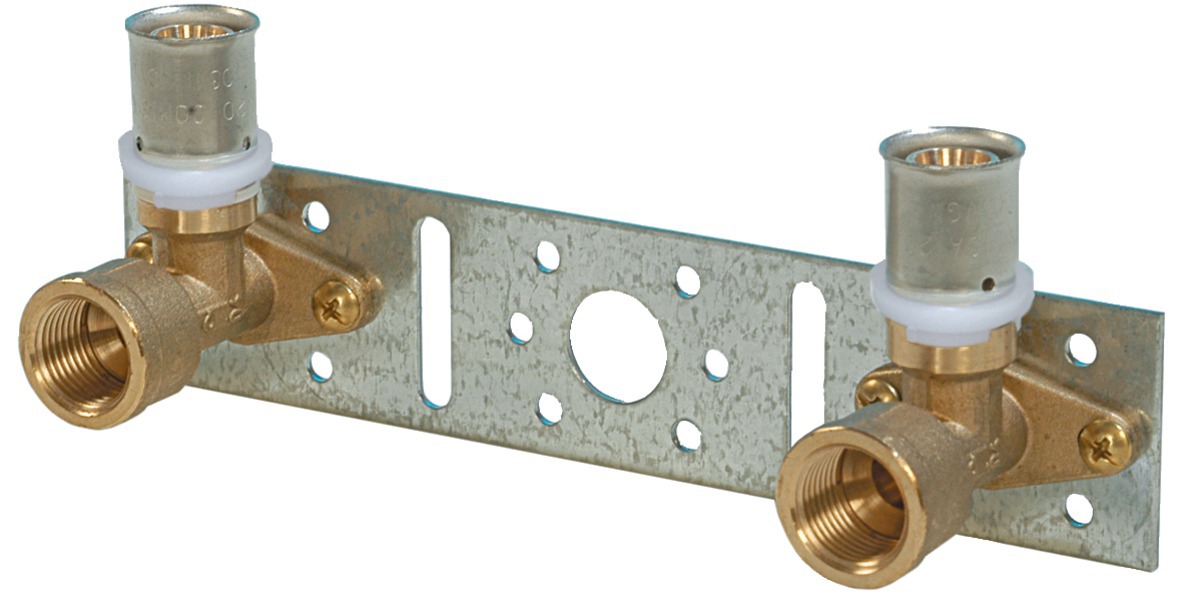 Support montage 2 appliques distance 153 mm 20x2 3/4'' COMISA 87.54.020