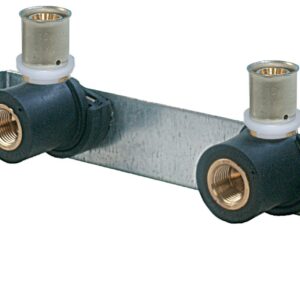 Support montage avec 2 appliques distance 153 mm 16x2 F1/2'' COMISA 87.54.030