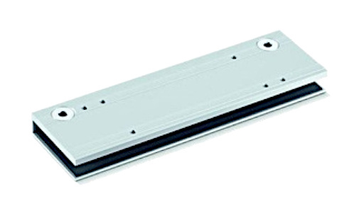Support pour porte en verre série TS 2000 finition argent GEZE 055 773