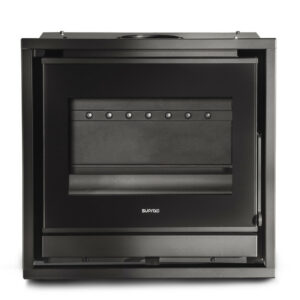 Insert à bois NEO 55 E - 6kW - ouverture latérale - 59 x 55,5 x 40,5 cm